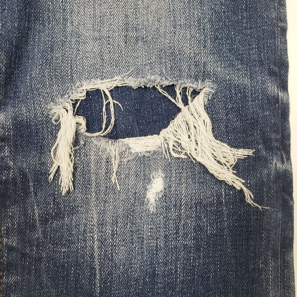 American Eagle Move Free‎ Athletic Fit Jeans Mens 28 x 30 Distressed Medium Wash - Picture 7 of 10
